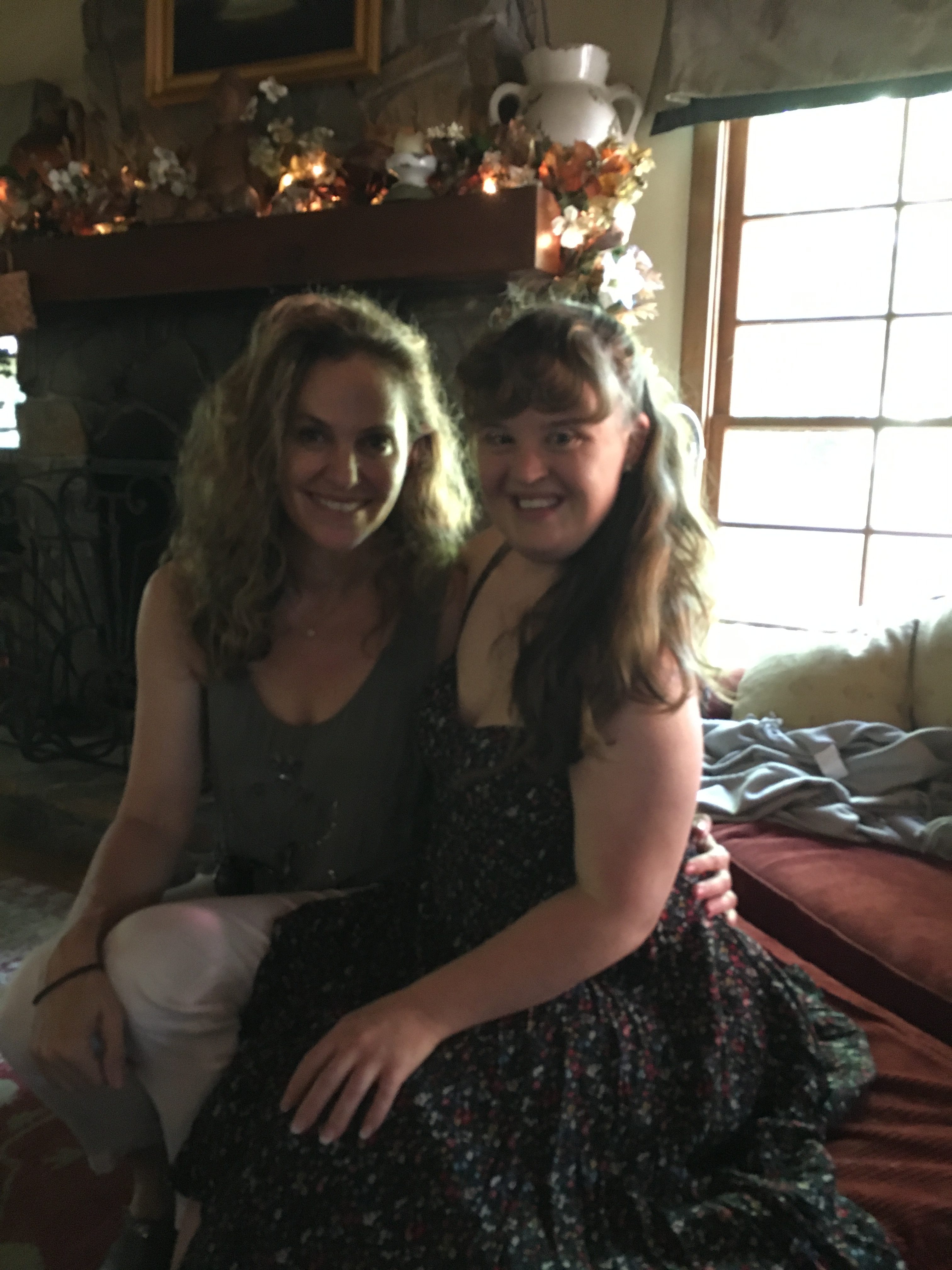 Photo of Amy Brenneman and Jamie Brewer